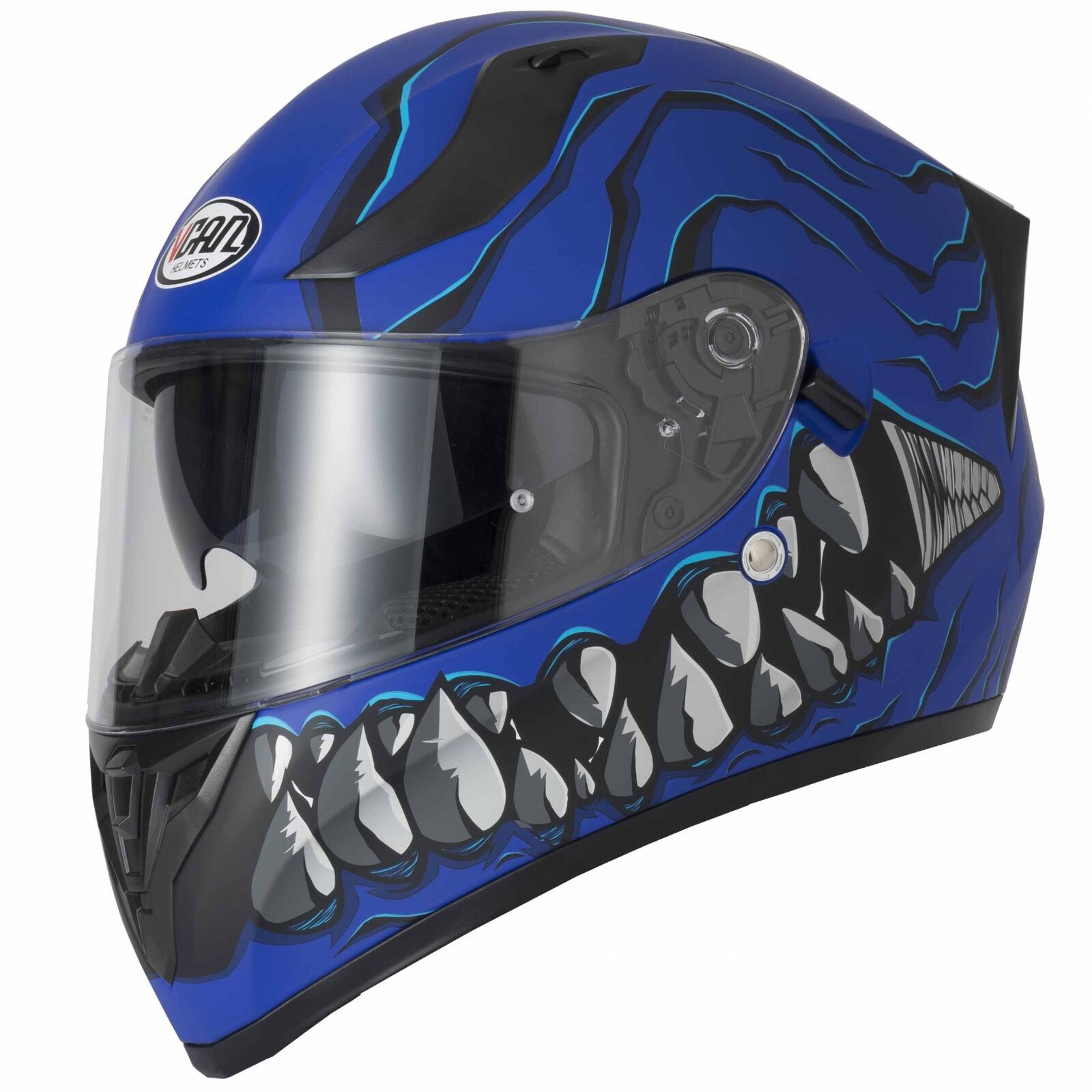 Riderwear | VCAN H128 Mordhi Blue Full Face Helmet
