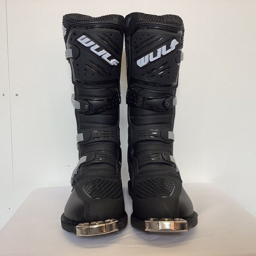 Wulsport Trackstar Adult Motocross Boots - Black