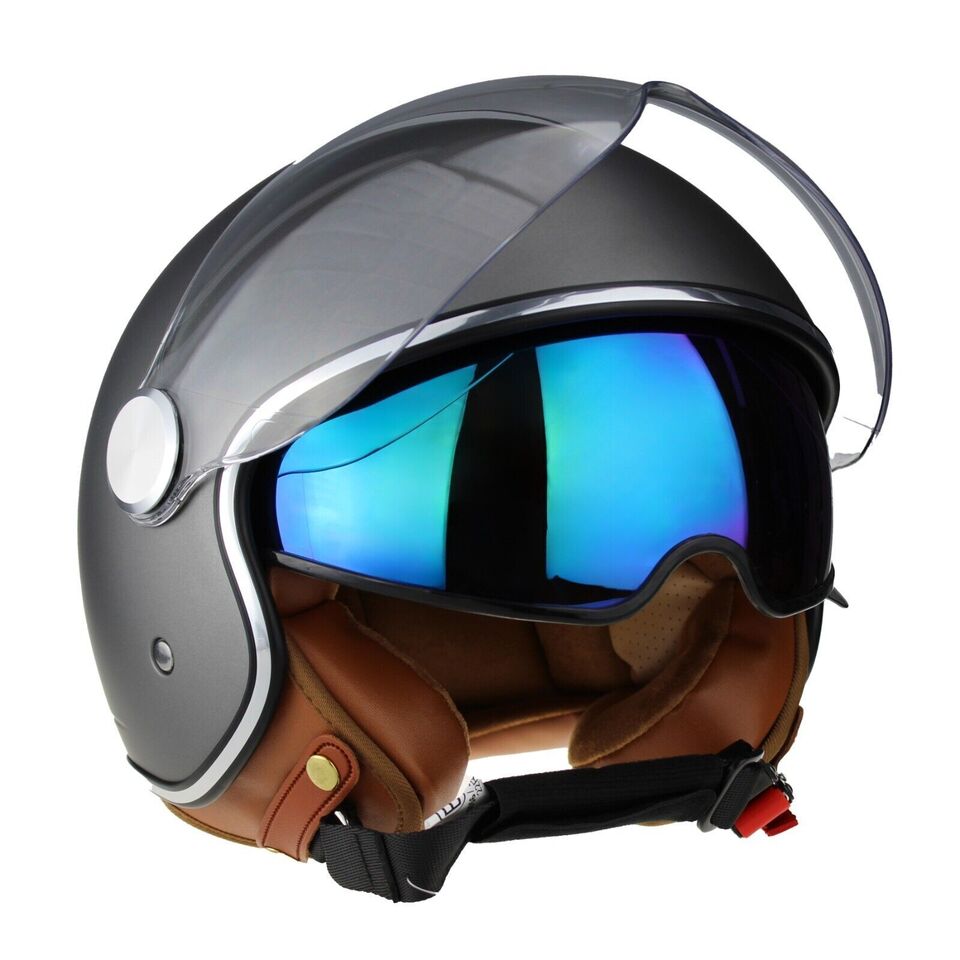 Viper Rsv19 Open Face Jet Helmet Matt Titanium