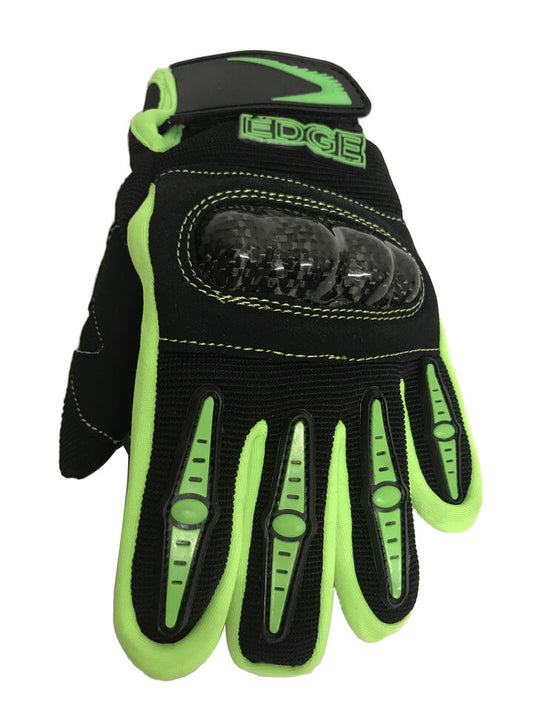 XTRM Kids Storm EDGE Gloves Black Green
