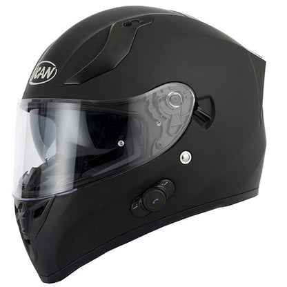 VCAN H128 Blinc Bluetooth Helmet - Matt Black