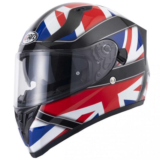Riderwear | VCAN H128 Union Jack Full Face Helmet