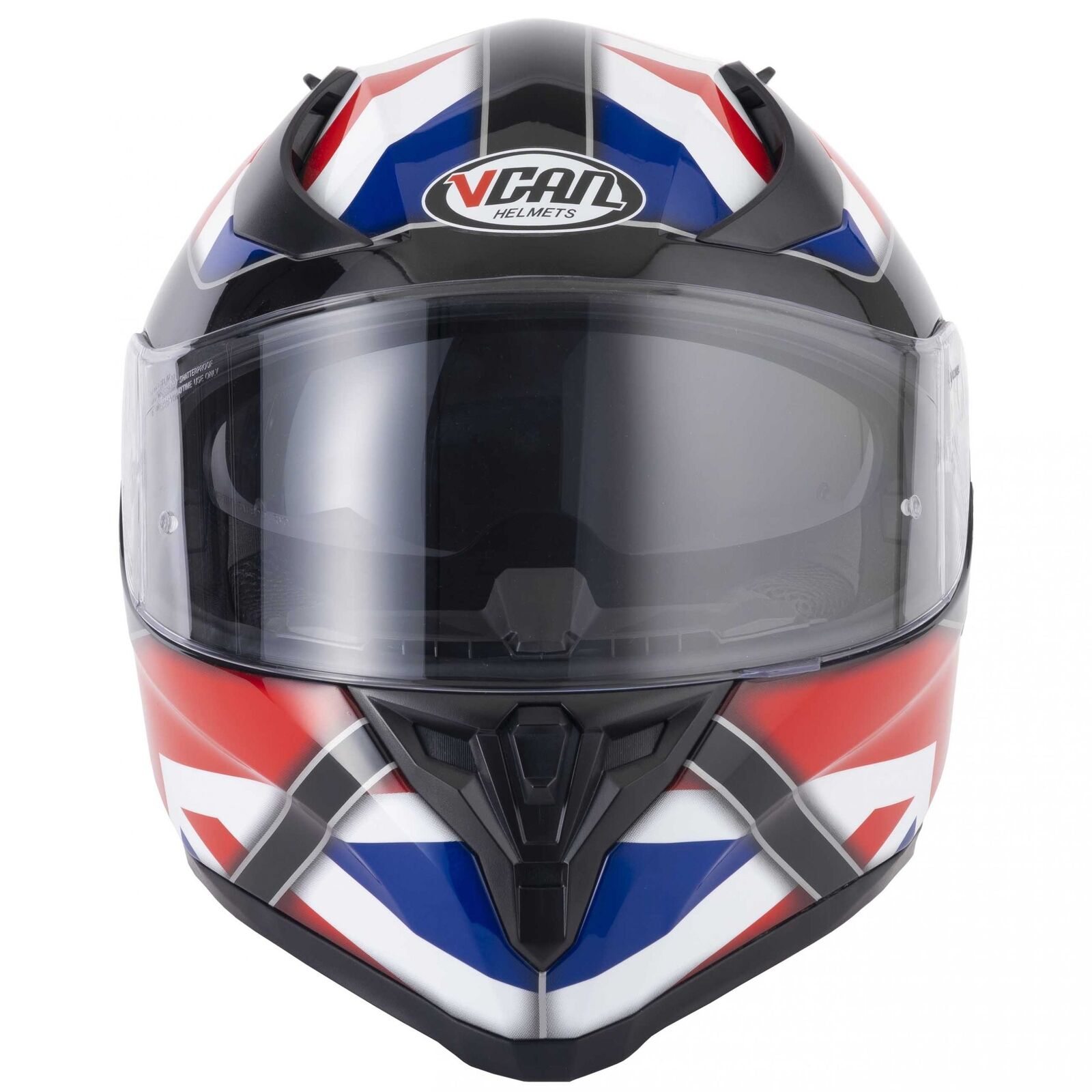 Riderwear | VCAN H128 Union Jack Full Face Helmet