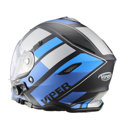 Viper Rsv141 Blinc Bluetooth Helmet Matt Black Blue