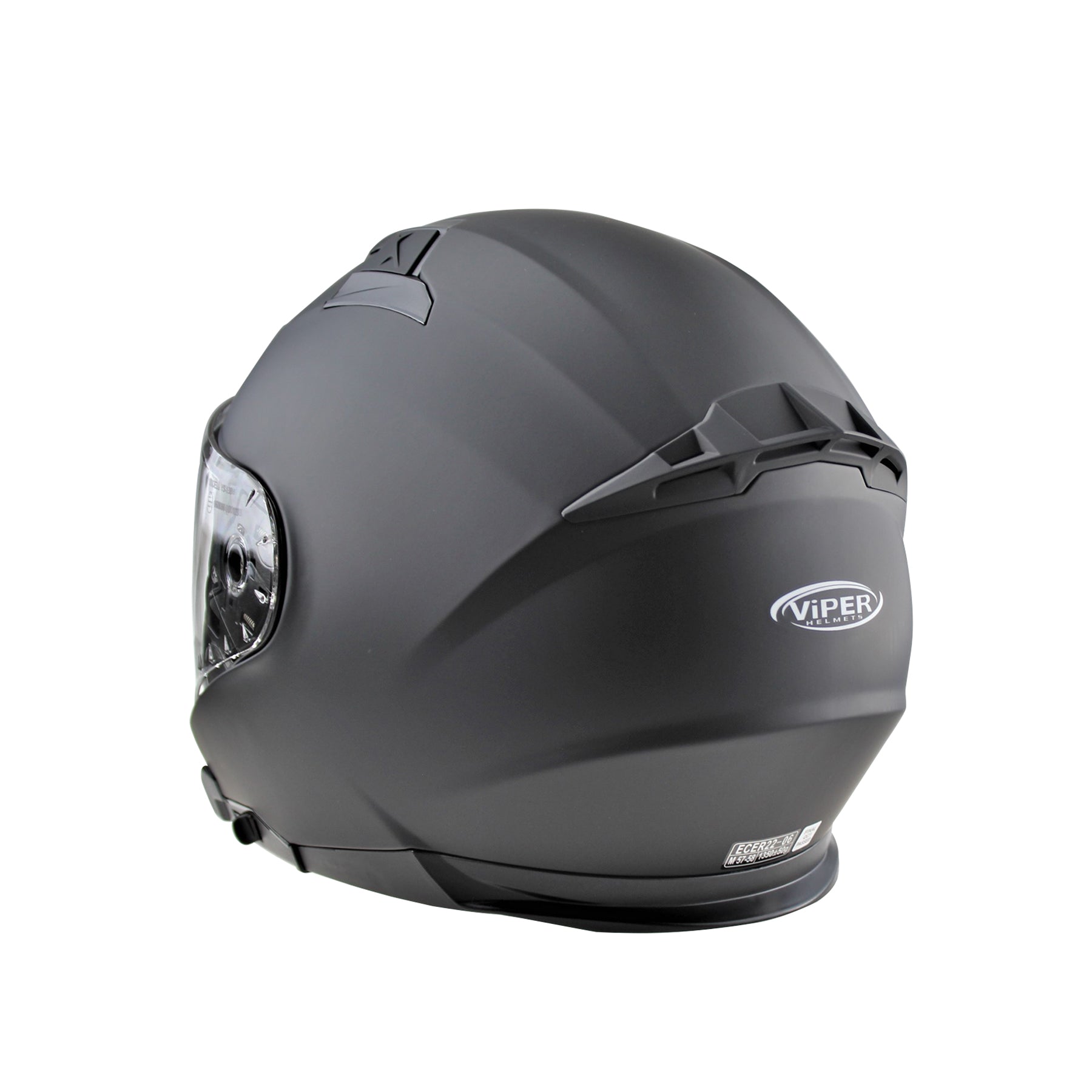 Viper RSV22 Jet Helmet - Matt Black