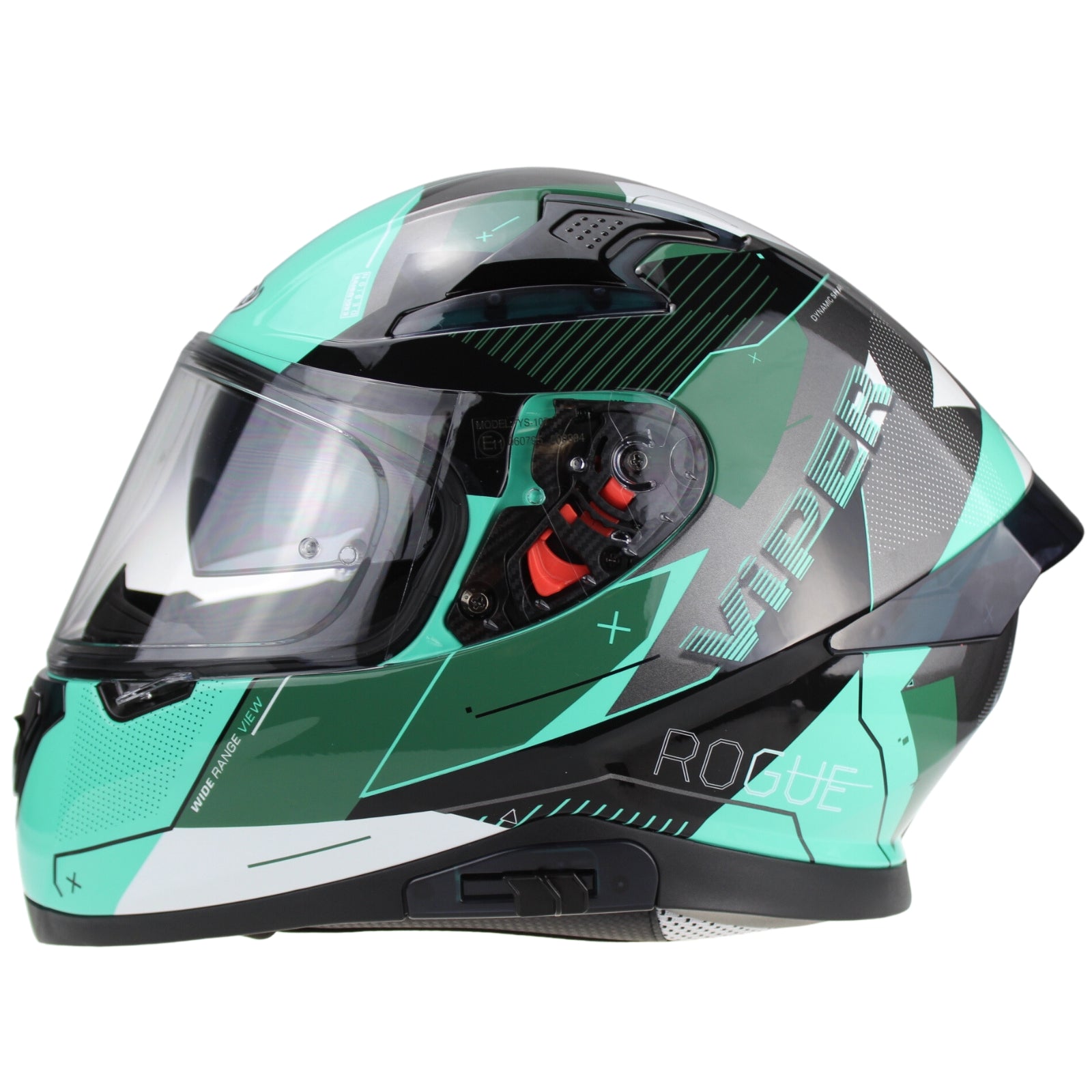 VIPER RSV95 FULL FACE HELMET - ROGUE SHINY TEAL