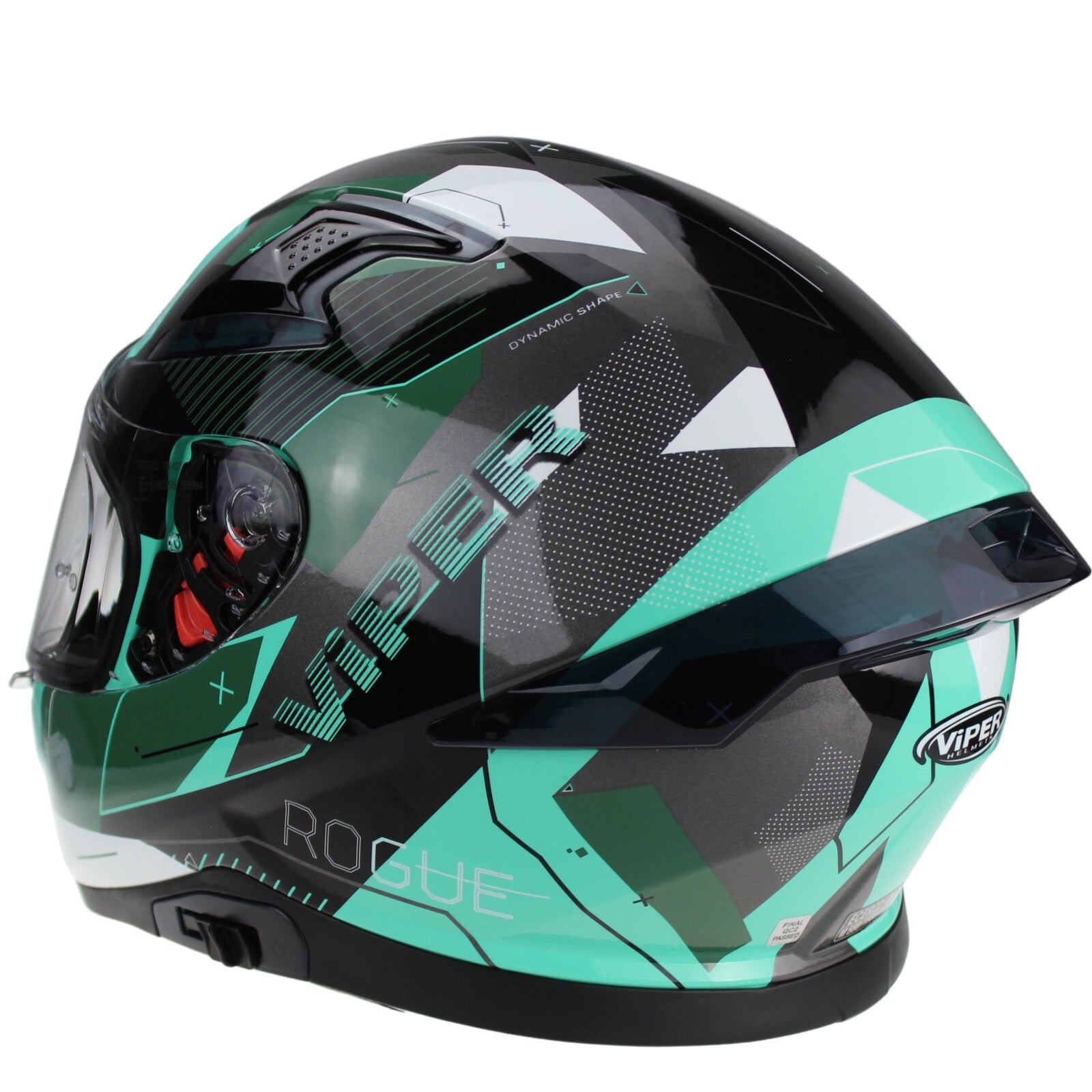 VIPER RSV95 FULL FACE HELMET - ROGUE SHINY TEAL