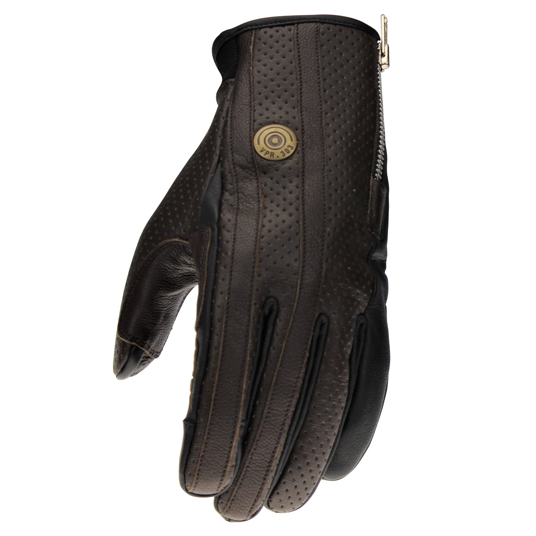 VPR.303 RETRO STRIPE LEATHER GLOVES CE/UKCA - VPR002