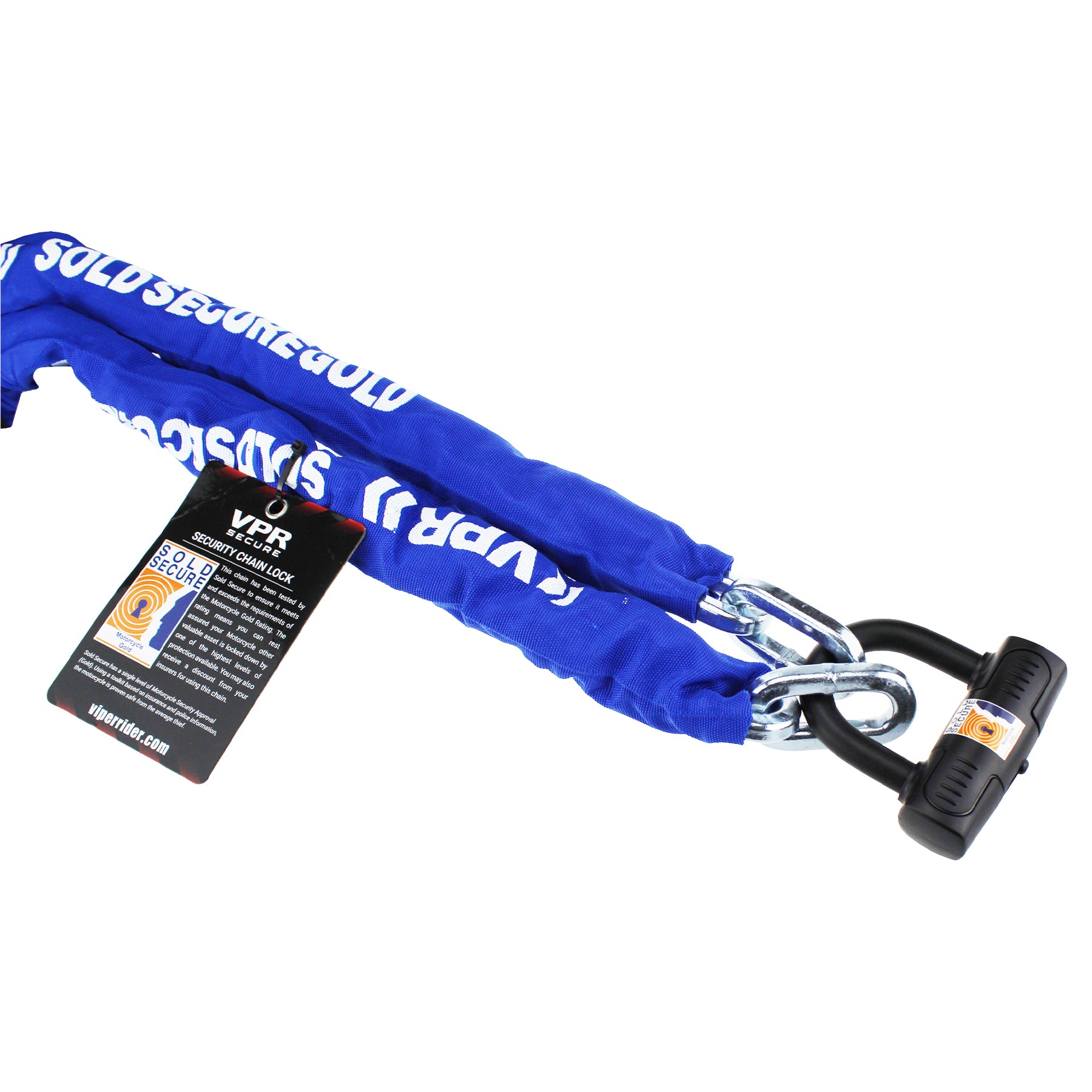 Riderwear | VPR Sold Secure Gold Chain Lock - 1.5M