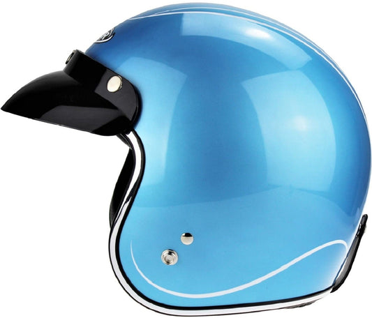 VIPER RS05 OPEN FACE JET HELMET - AQUA BLUE