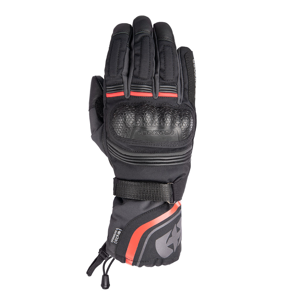 OXFORD MONTREAL 4.0 MS DRY2DRY GLOVES - BLACK GREY & RED