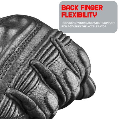 Viper VPR004 Men Retro Gloves - Black