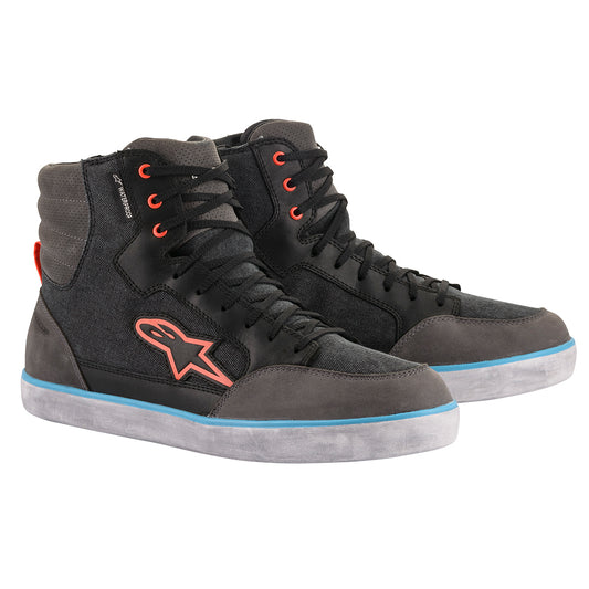 ALPINESTARS J-6 WATERPROOF BOOTS - BLACK ANTHRACITE BLUE