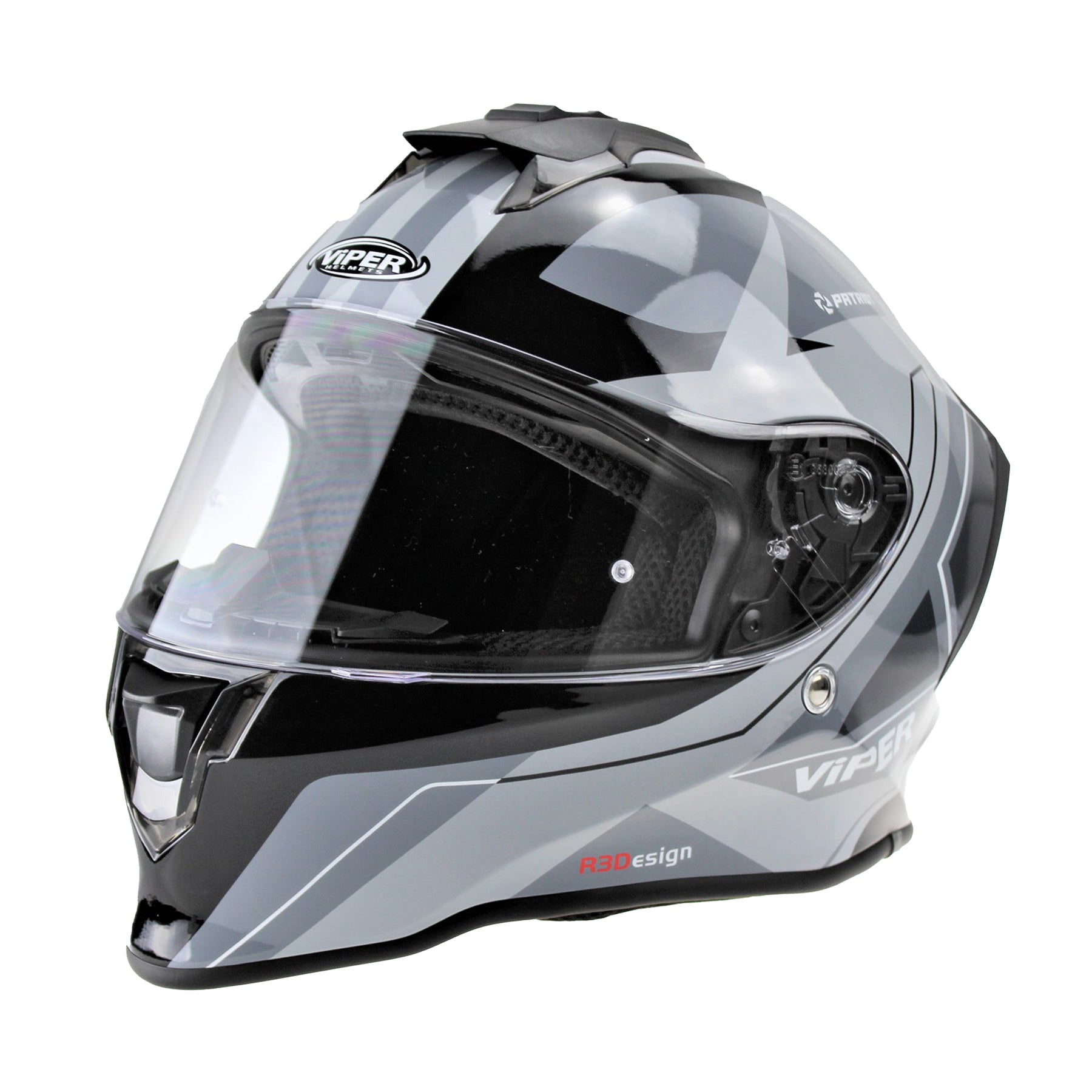 VIPER RS55 FULL FACE HELMET - CYCLONE GREY