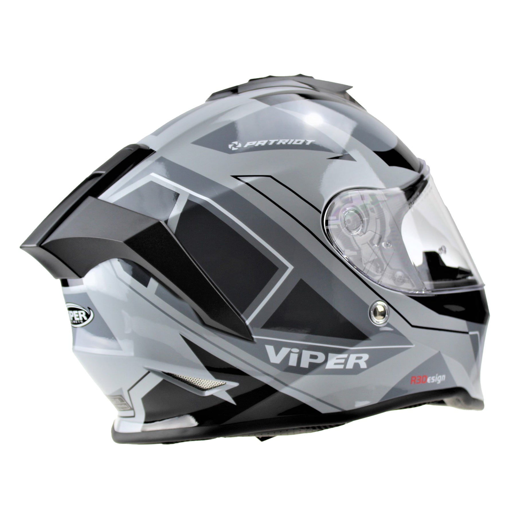 VIPER RS55 FULL FACE HELMET - CYCLONE GREY