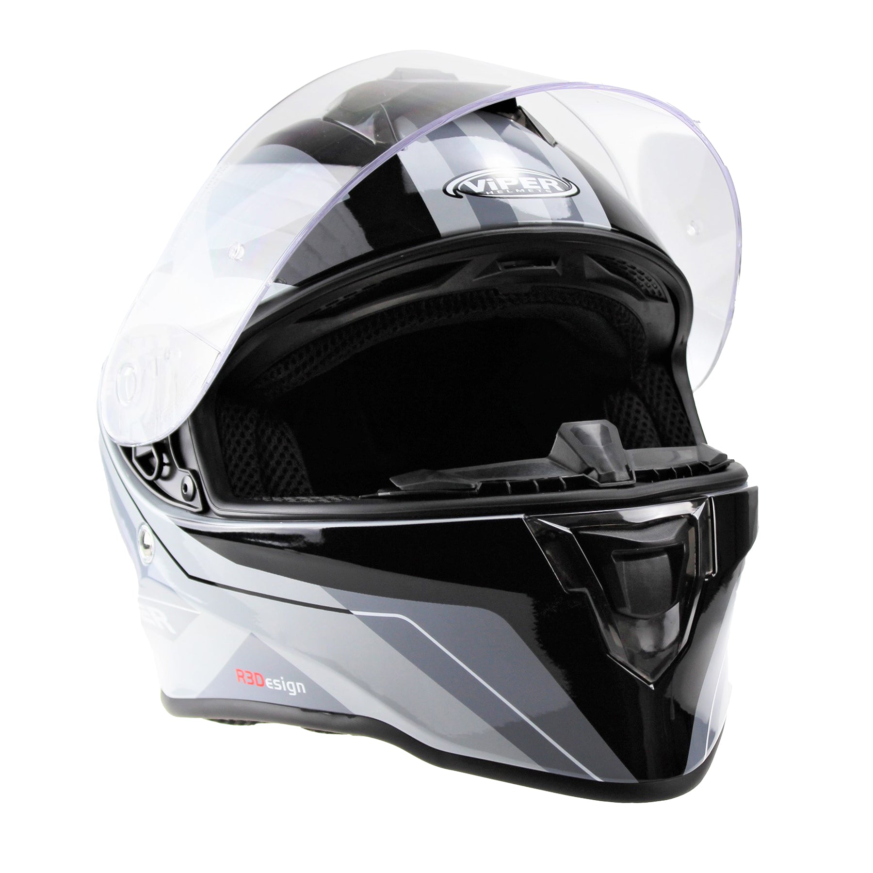 VIPER RS55 FULL FACE HELMET - CYCLONE GREY