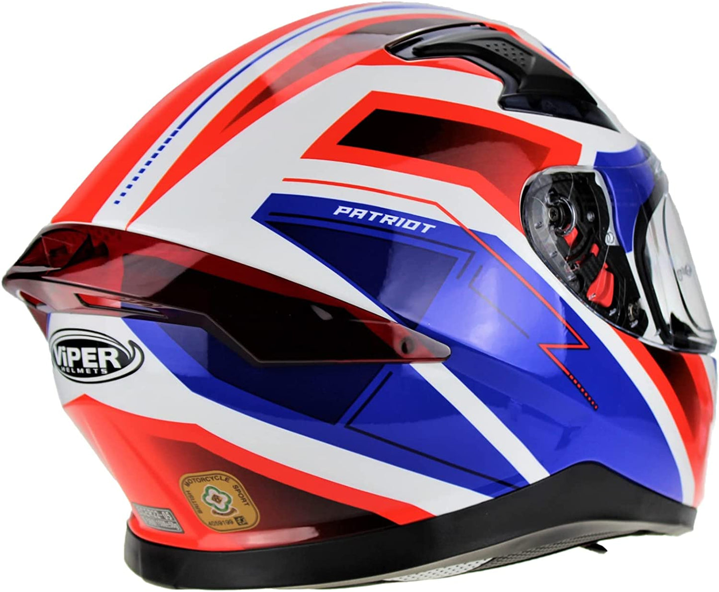 Viper Rsv95 Full Face Helmet Patriot