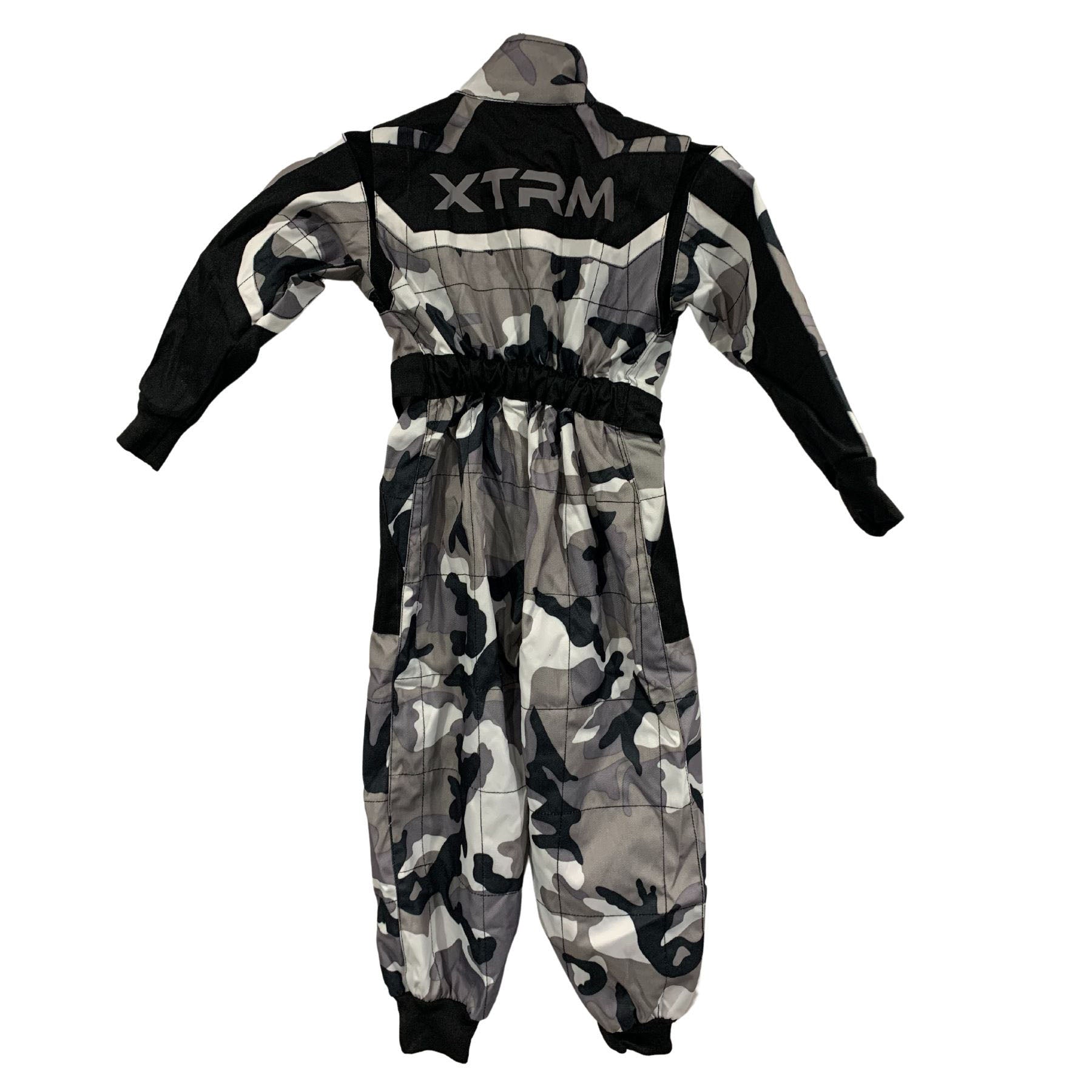 XTRM KIDS MOTOCROSS KART SUIT - CAMO GREY