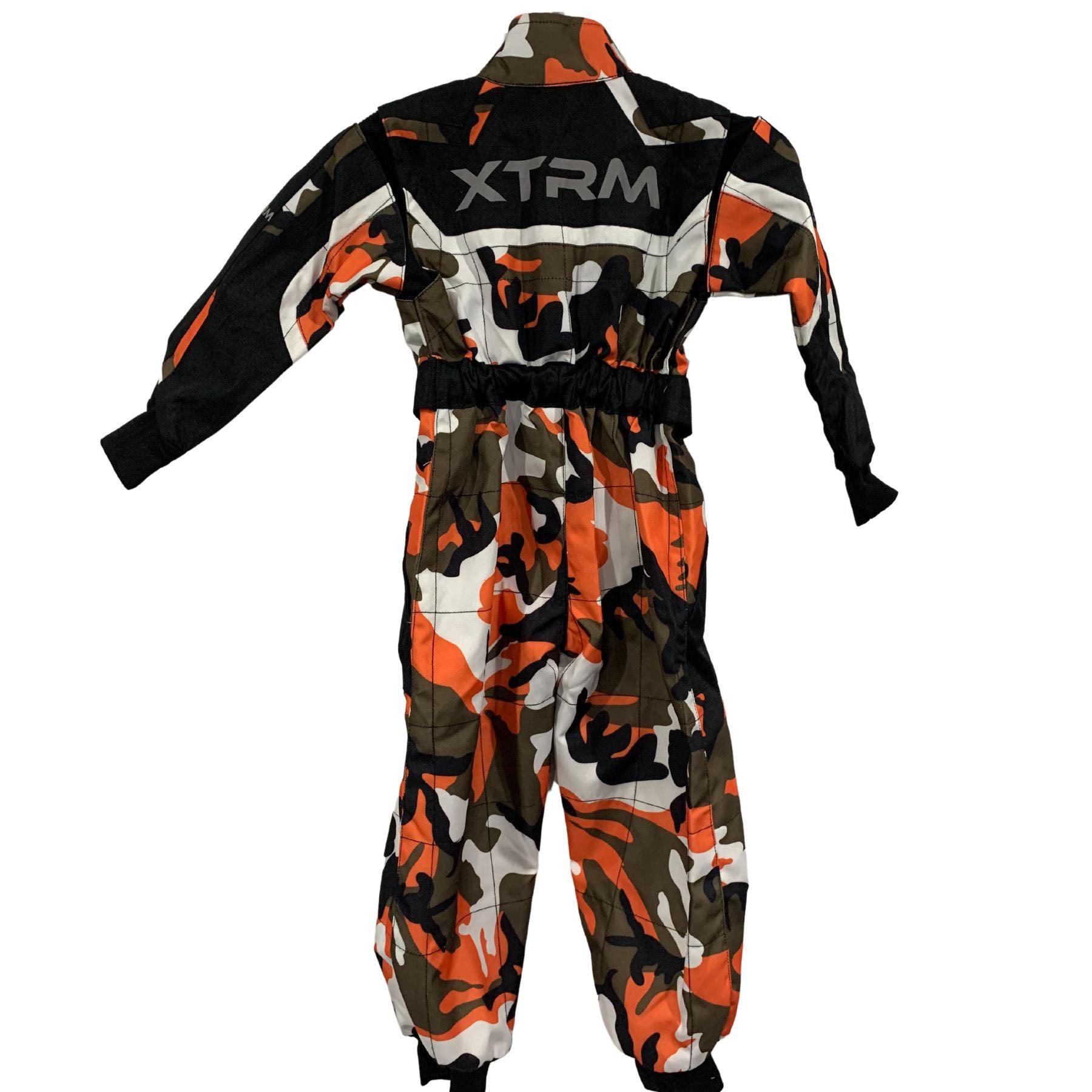 XTRM KIDS MOTOCROSS KART SUIT - CAMO ORANGE