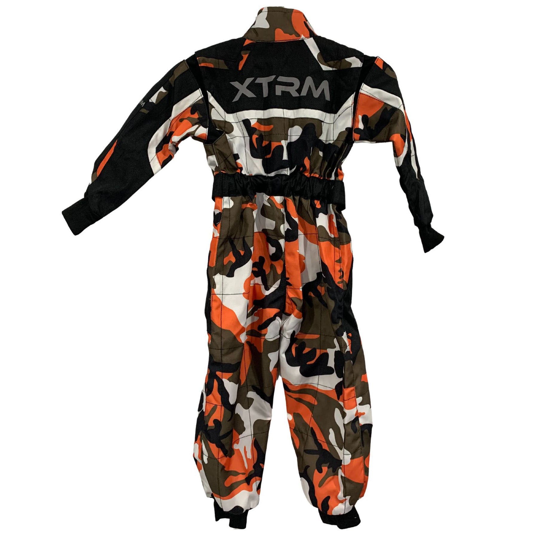 XTRM KIDS MOTOCROSS KART SUIT - CAMO ORANGE