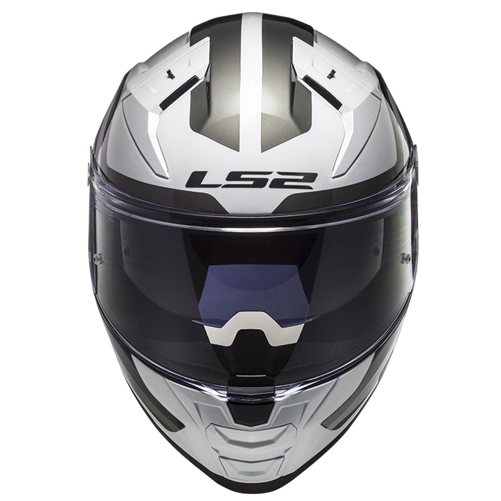 Riderwear | LS2 FF811 VECTOR-II Fibreglass Helmet - METRIC White Silver