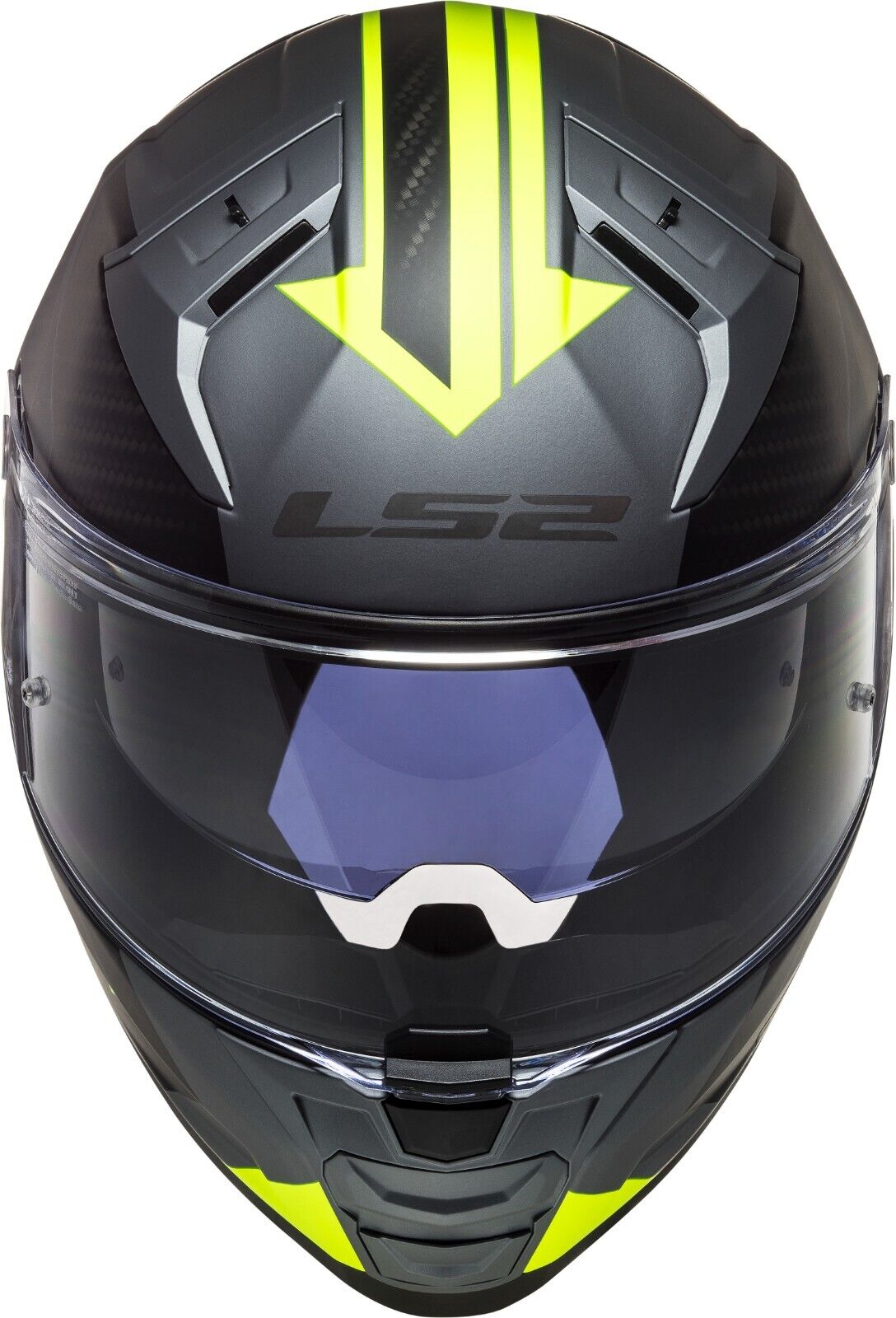 Riderwear | LS2 FF811 VECTOR-II Fibreglass Helmet - SPLITTER Yellow