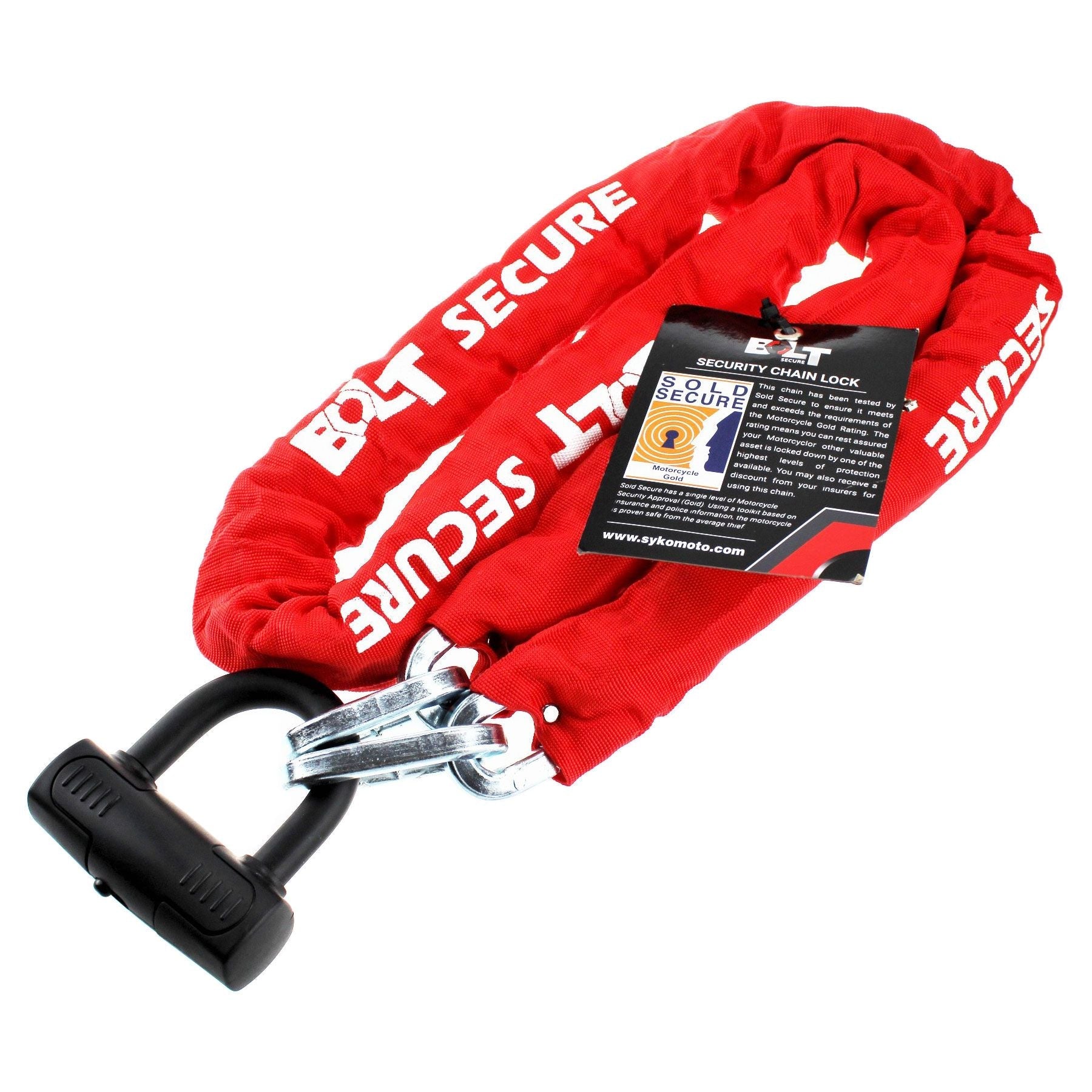 BOLT Sold Secure Gold Chain & Lock - 1.5M – Riderwear