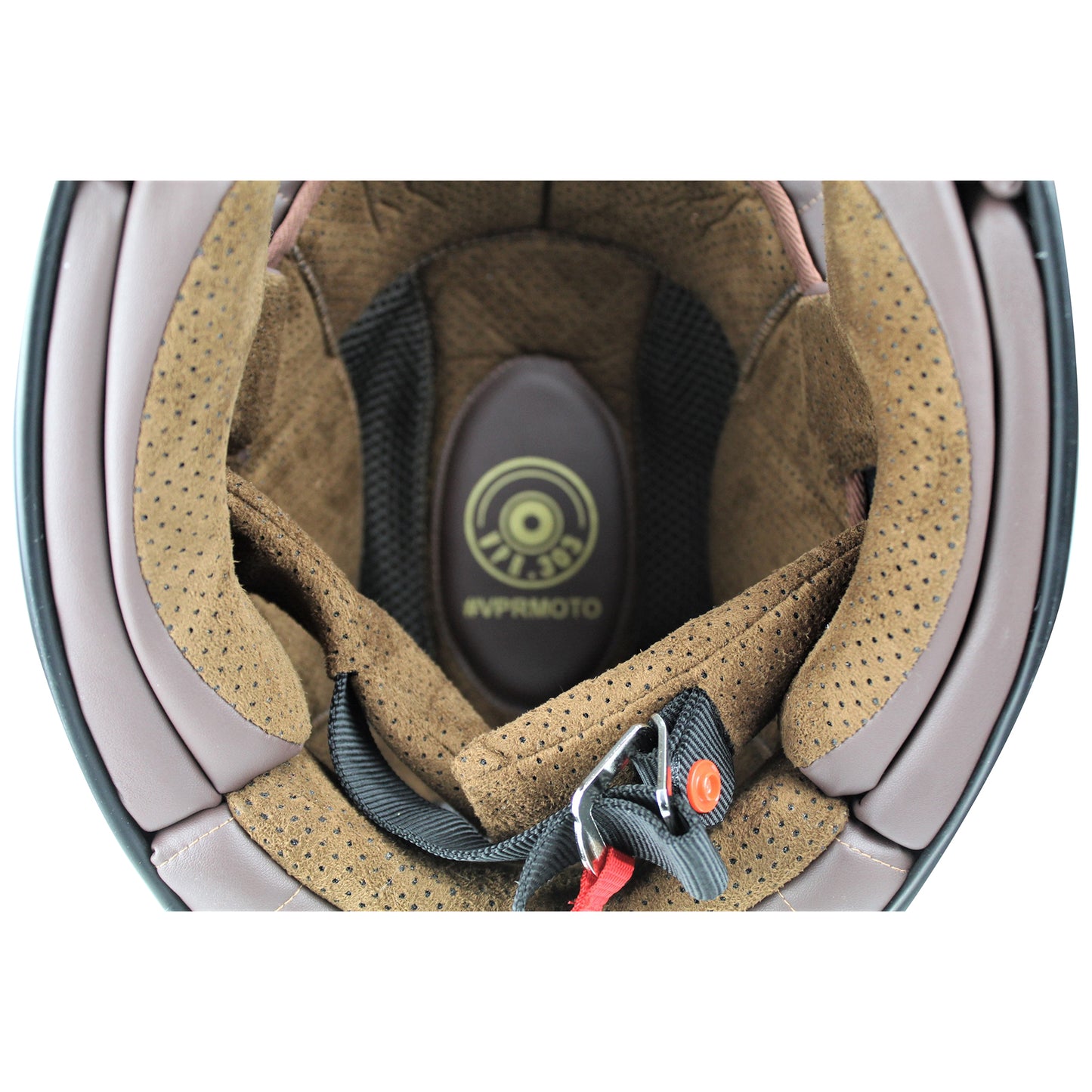 VPR.303 F659 FIBERGLASS FULL FACE RETRO HELMET - JORVIK