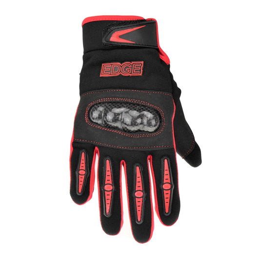 XTRM EDGE KIDS MOTOCROSS GLOVES - RED