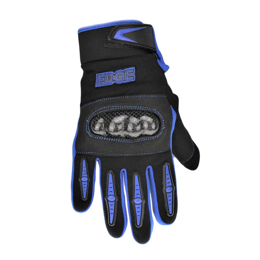 XTRM EDGE KIDS MOTOCROSS GLOVES - BLUE