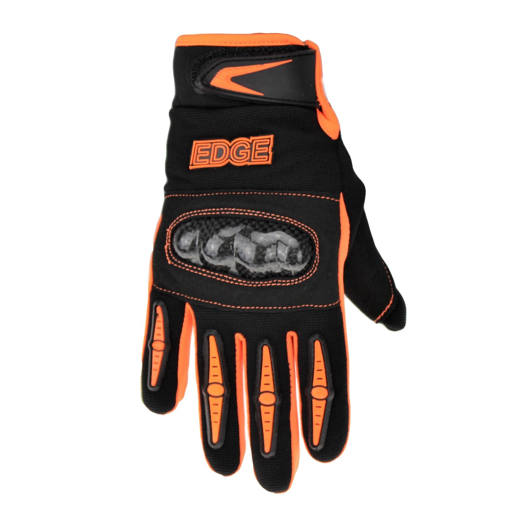 XTRM EDGE KIDS MOTOCROSS GLOVES - ORANGE