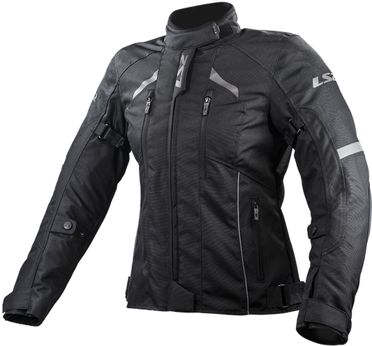 LS2 SERRA EVO LADY REFLECTIVE JACKET - BLACK