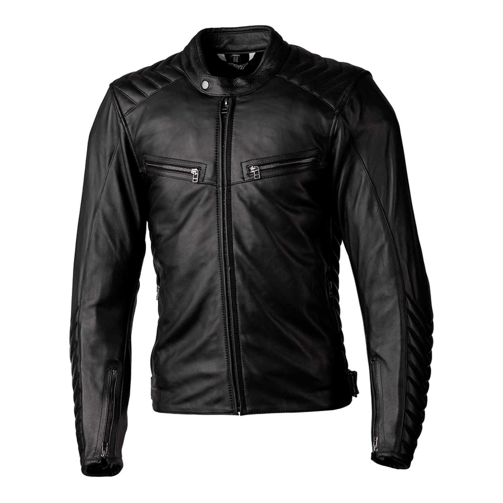 ROADSTER 3 CE MENS LEATHER JACKET - BLACK