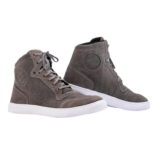 HITOP MOTO SNEAKER MENS CE BOOTS - GREY