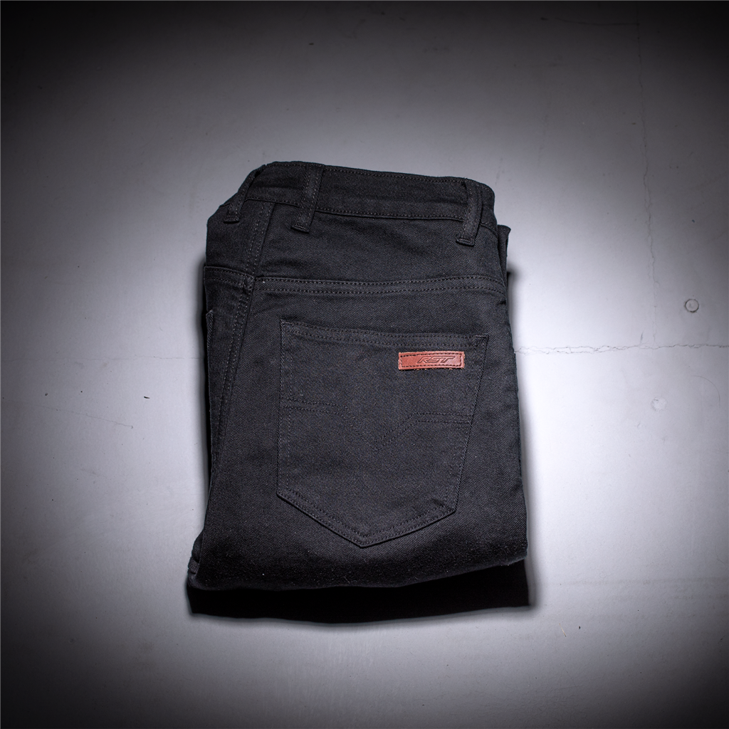 RST X KEVLAR® JEGGING CE LADIES SL TEXTILE JEANS - BLACK TWILL