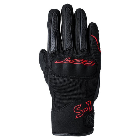 S1 MESH CE MENS GLOVES - NEON RED