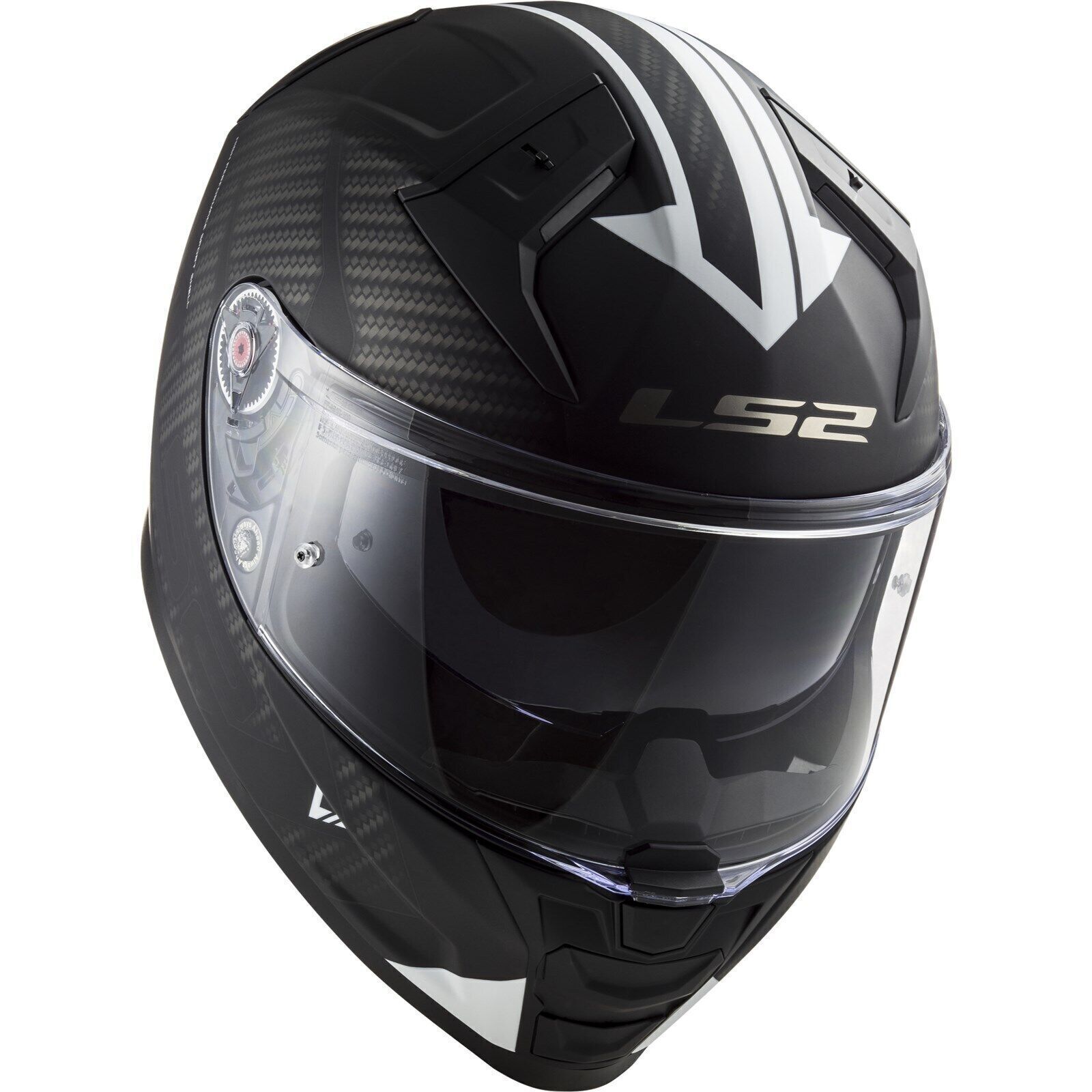 Riderwear | LS2 FF811 VECTOR II Full Face Helmet - SPLITTER Black White