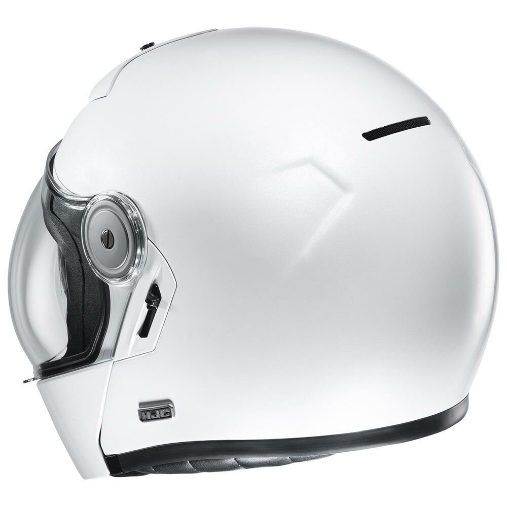 HJC V90 FLIP UP MODULAR VINTAGE HELMET - PEARL WHITE