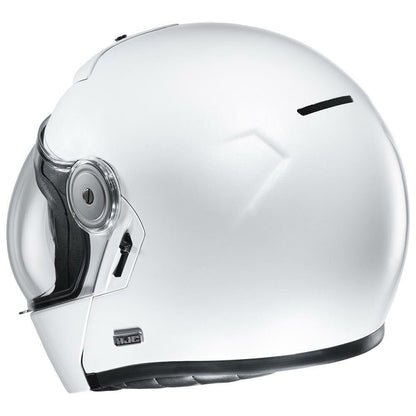 HJC V90 FLIP UP MODULAR VINTAGE HELMET - PEARL WHITE