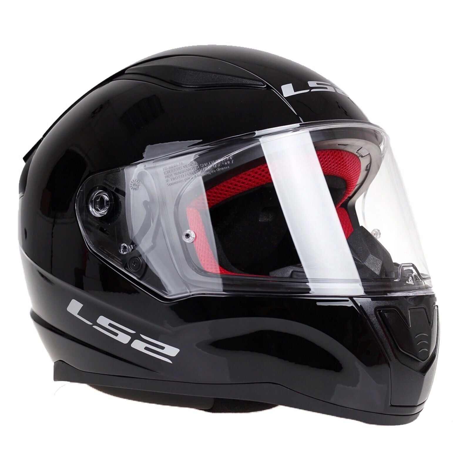 LS2 FF353 RAPID Mono Full Face Helmet, Gloss Black