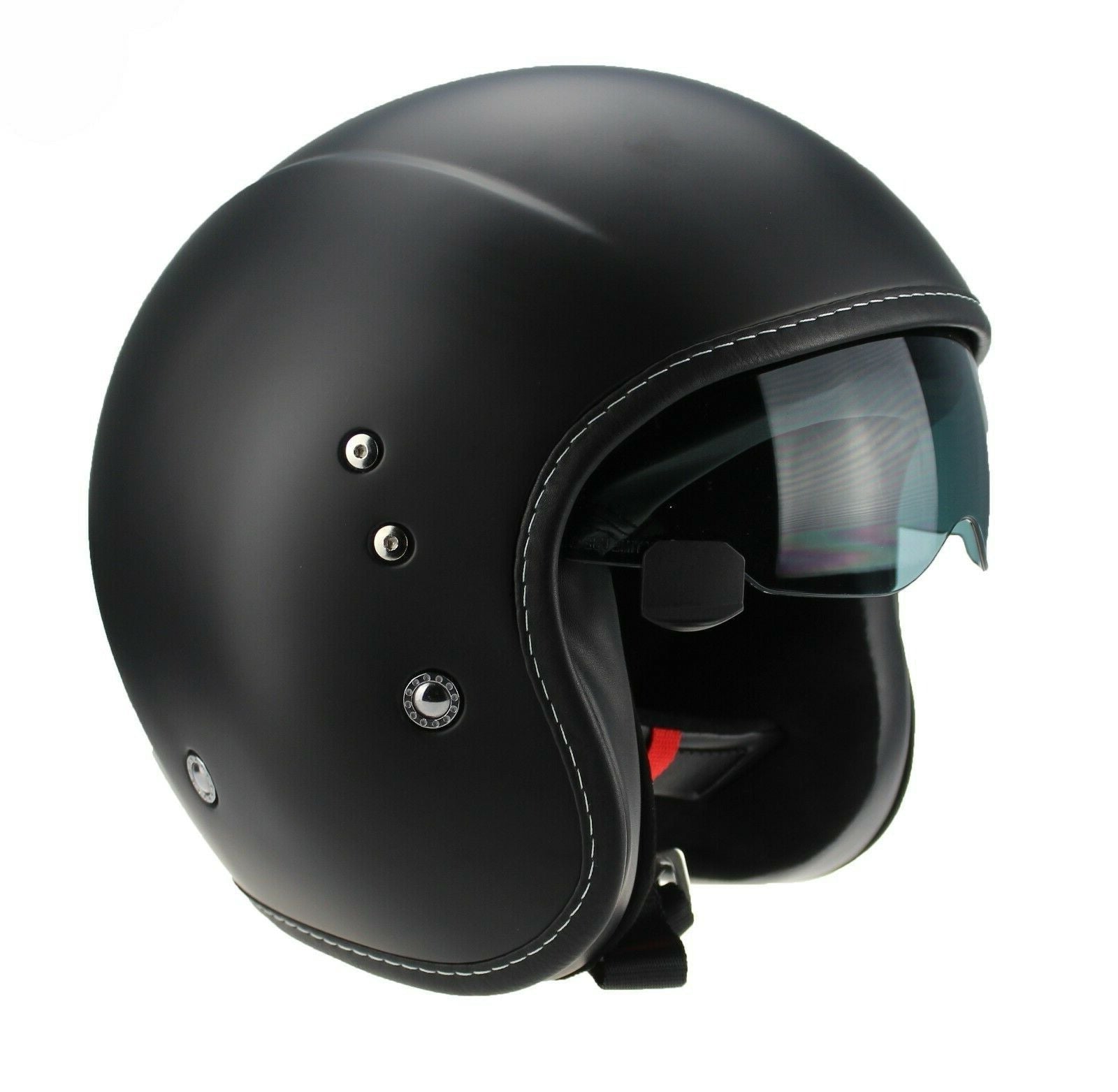 VPR.303 F17 AVIATOR OPEN FACE JET HELMET - MATT BLACK