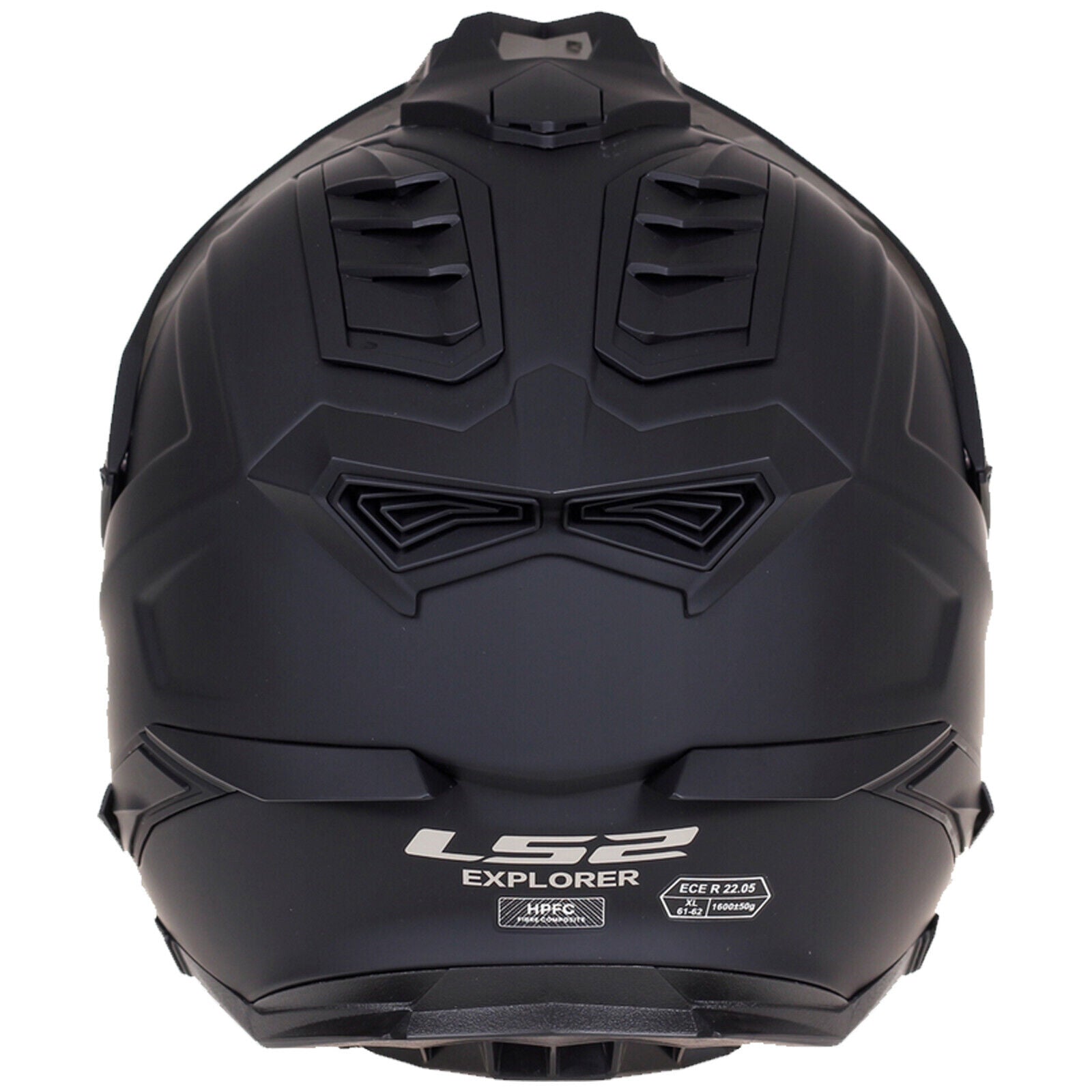 LS2 MX701 EXPLORER MOTOCROSS FIBREGLASS HELMET- MATT BLACK