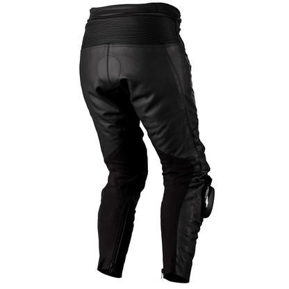 S1 CE LADIES LEATHER JEANS - BLACK