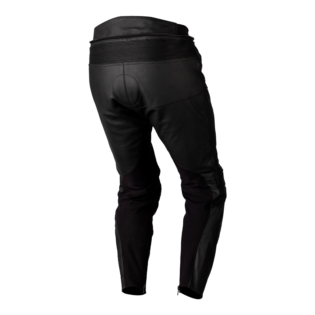 TOUR1 CE MENS SL LEATHER JEANS - BLACK