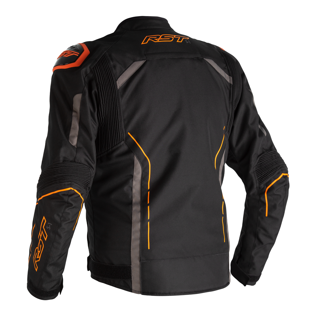 S1 CE MENS TEXTILE JACKET - NEON ORANGE