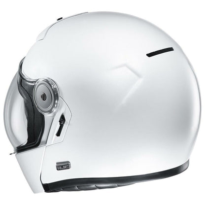HJC V90 FLIP UP MODULAR VINTAGE HELMET - PEARL WHITE