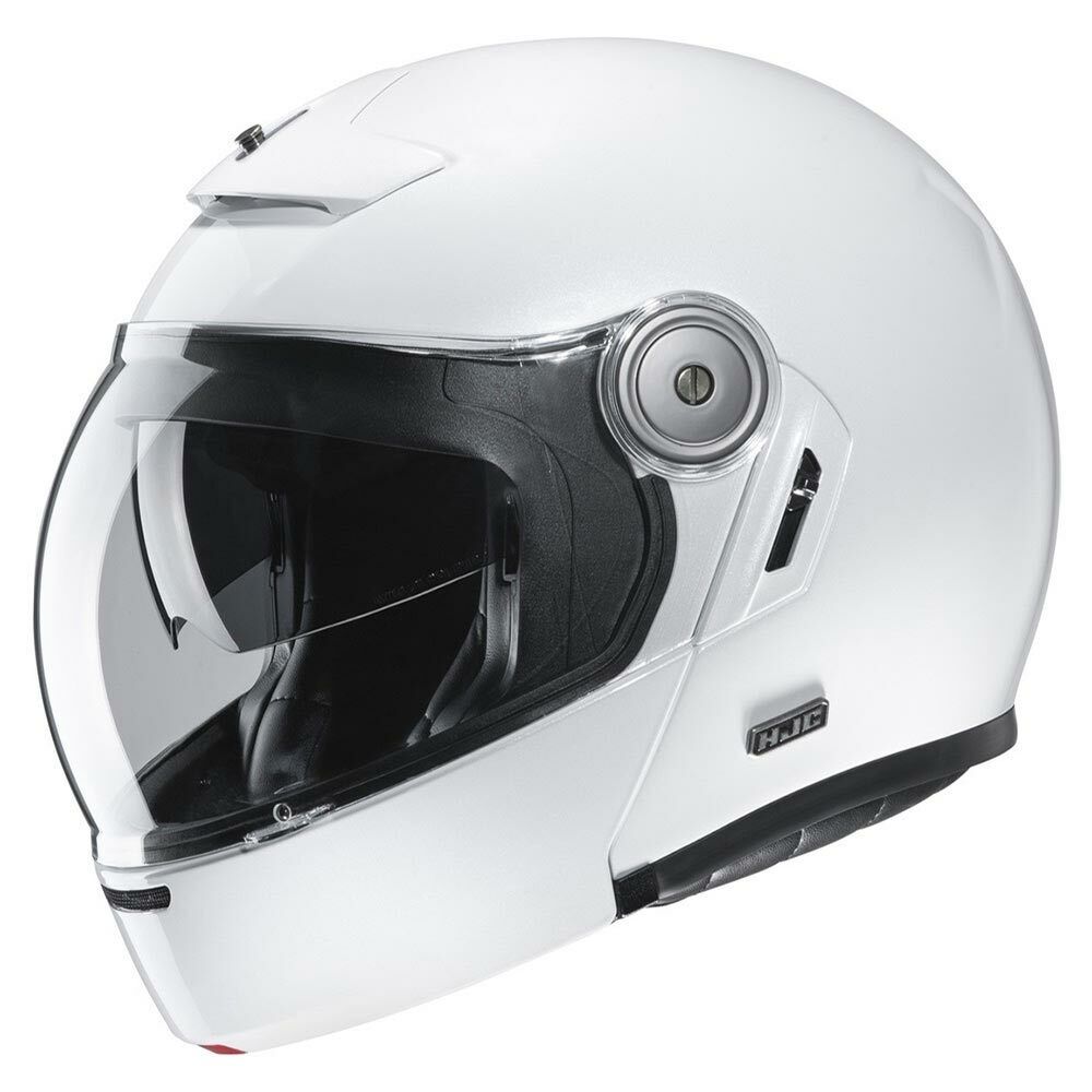 HJC V90 FLIP UP MODULAR VINTAGE HELMET - PEARL WHITE