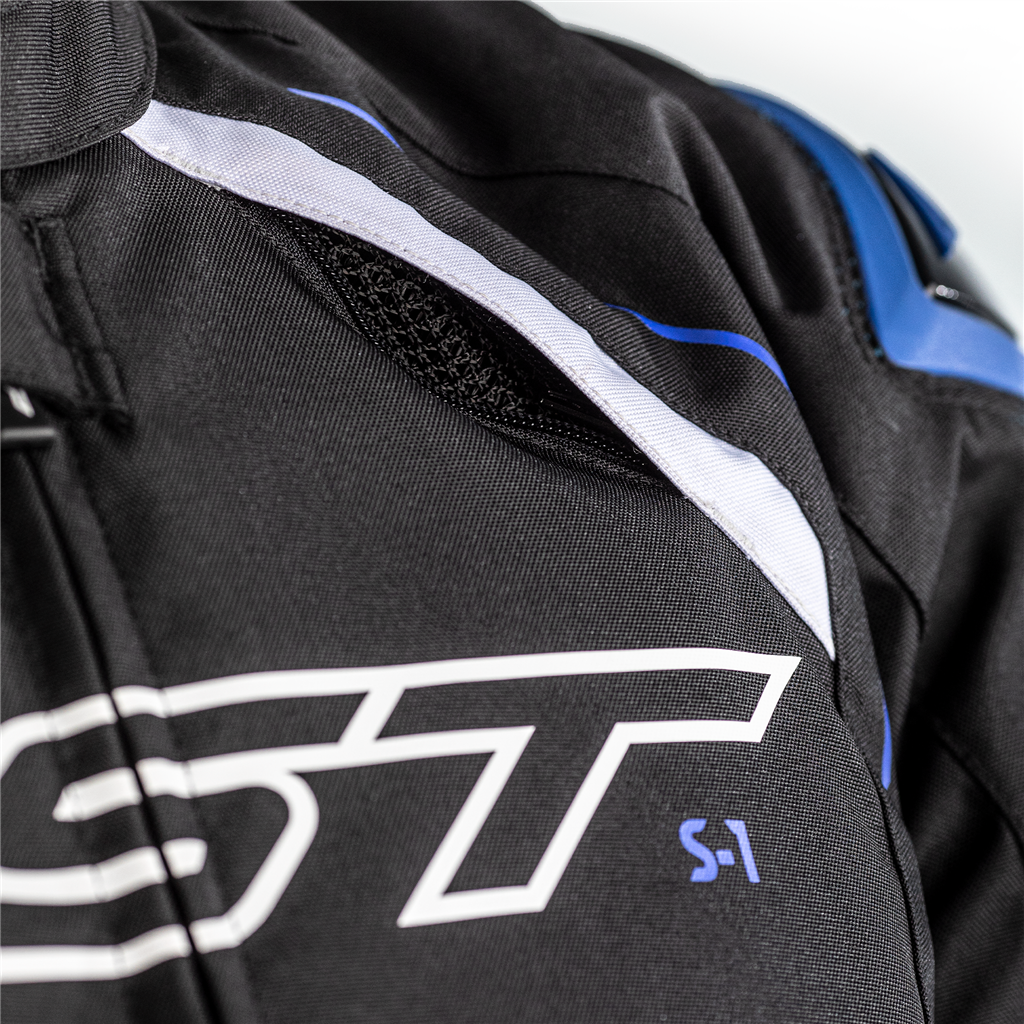 S1 CE MENS TEXTILE JACKET - BLUE
