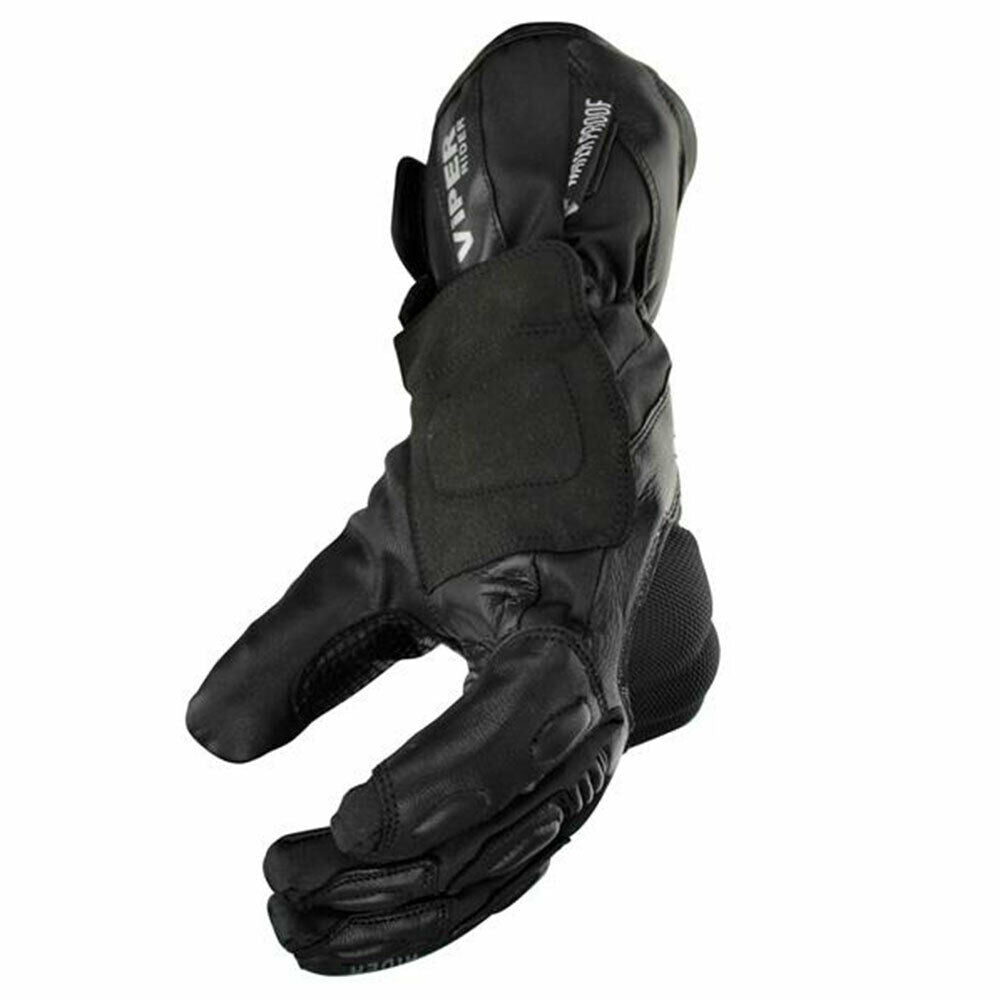 VIPER AXIS-8 CE LEATHER GLOVE - BLACK