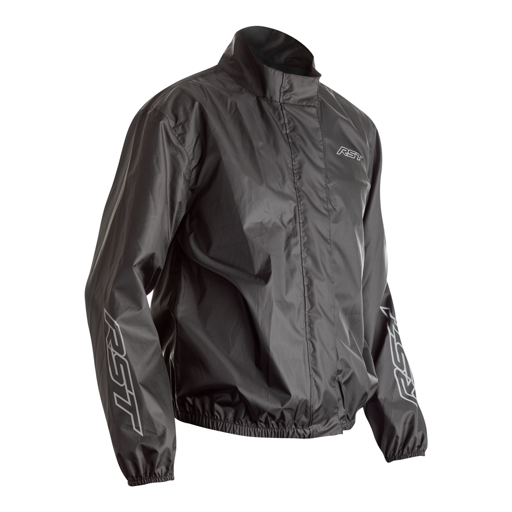 LIGHTWIEGHT WATERPROOF JACKET - BLACK